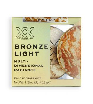 XX Revolution - Powder Bronzer Bronze Light Marbled Bronzer - Suntrap Mid