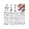 Yi Kou - Water-based stickers for manicure 400 uts - Tattoos
