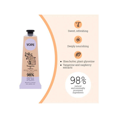 Yope - Mandarin and Raspberry Hand Cream