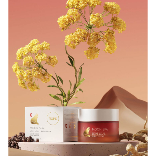 Yope - Night cream Moon Spa - Active lipids + Bakuchiol 1%