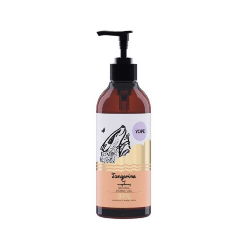 Yope - Natural shower gel - Tangerine and Raspberry