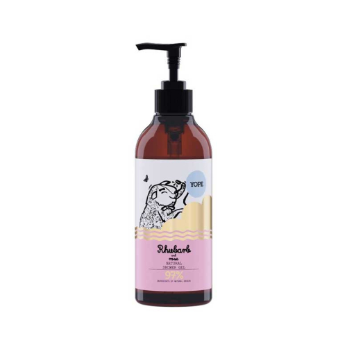 Yope - Natural shower gel - Rhubarb and Rose