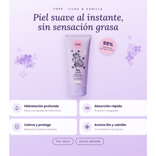 Yope - Body lotion - Lilac and Vanilla