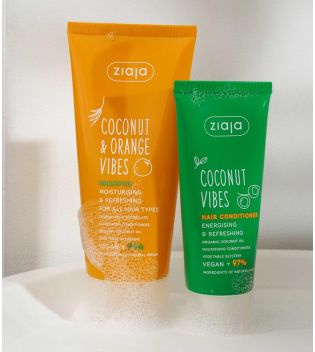 Ziaja - *Coconut and Orange Vibes* - Energizing and refreshing conditioner with coconut notes