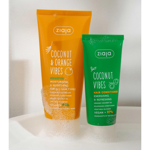 Ziaja - *Coconut and Orange Vibes* - Energizing and refreshing conditioner with coconut notes
