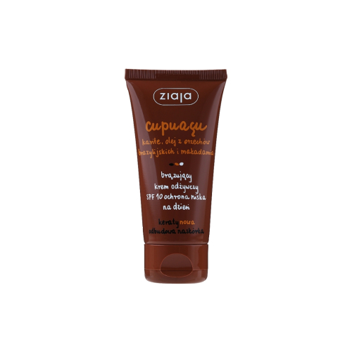 Ziaja - Self-tanning day facial cream SPF10 Cupuaçu