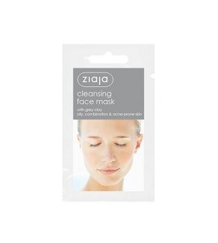 Ziaja - Facial cleansing with gray Clay mask