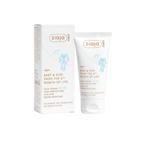 Ziaja Med - *Baby & Kids* - Waterproof Face Cream SPF 50