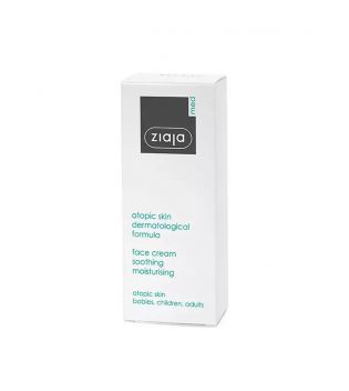 Ziaja Med - Moisturizing and soothing facial cream - Atopic skin