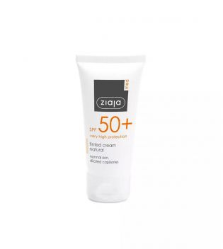 Ziaja Med - Tinted sunscreen cream SPF50+ - Normal skin