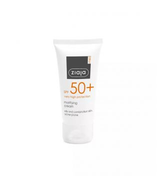 Ziaja Med - Mattifying sunscreen cream SPF50+ - Oily and combination skin