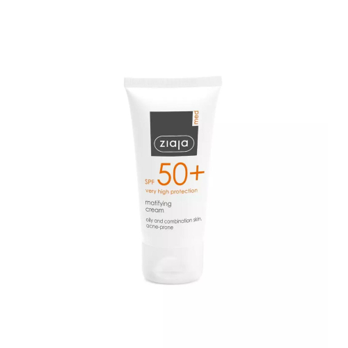 Ziaja Med - Mattifying sunscreen cream SPF50+ - Oily and combination skin