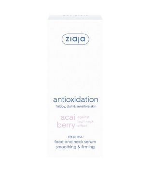 Ziaja - Express face and neck serum smoothing & firming - Acai Berry