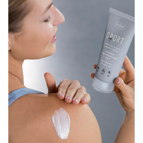 Ziaja - *Sport* - 2-in-1 body balm and hair conditioner