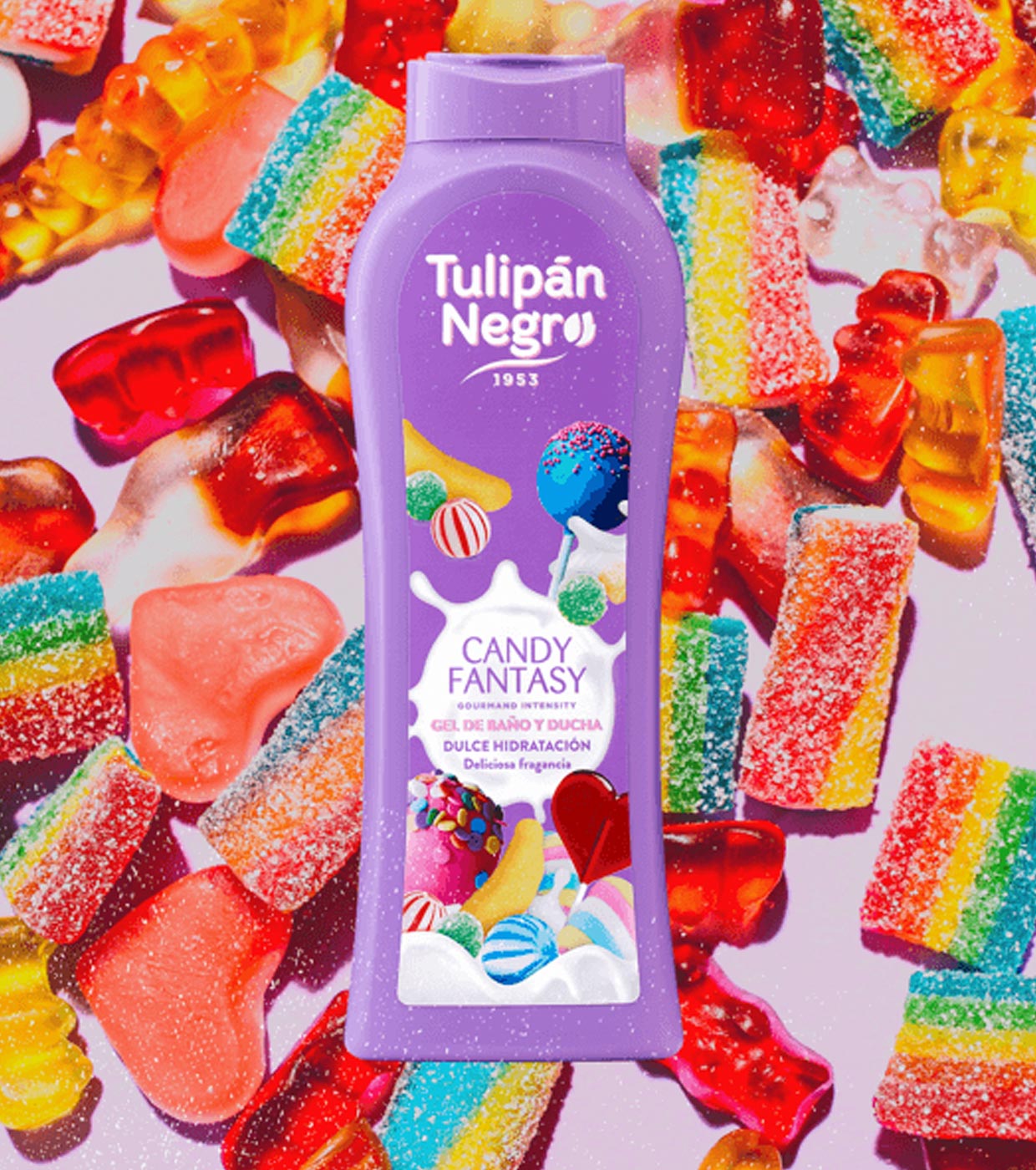 Buy Tulipán Negro - *Gourmand Intensity* - Bath gel 650ml - Candy Fantasy