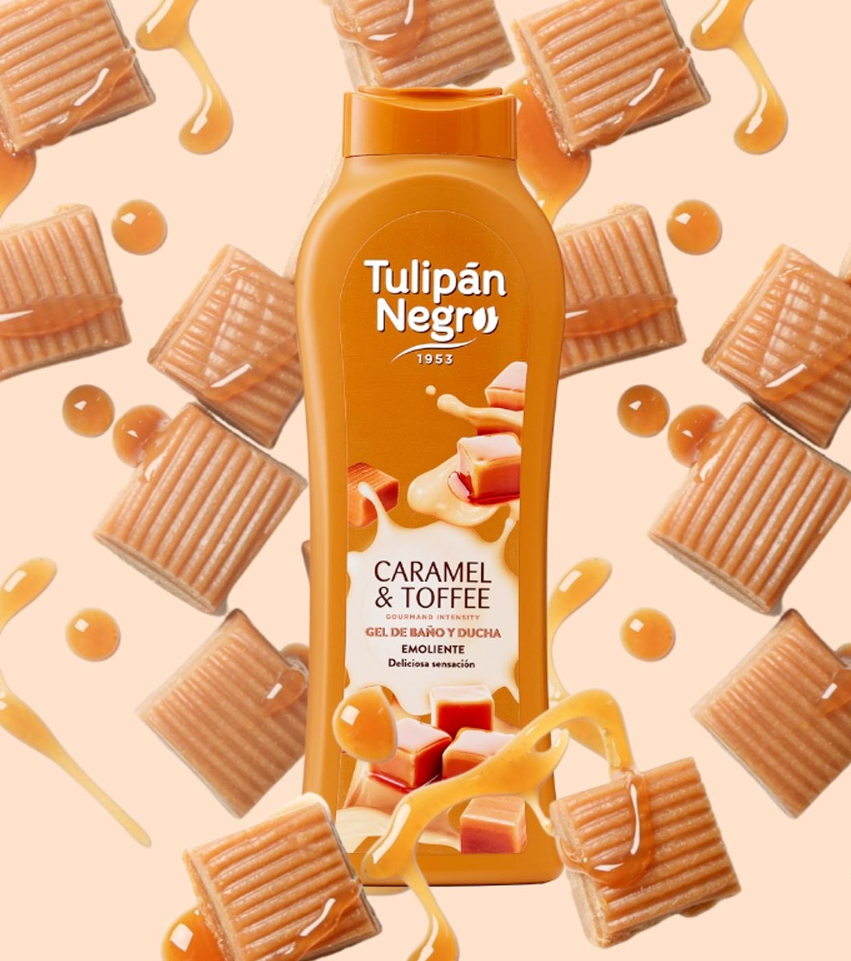 Buy Tulipán Negro - *Gourmand Intensity* - Bath gel 650ml - Caramel &  Toffee