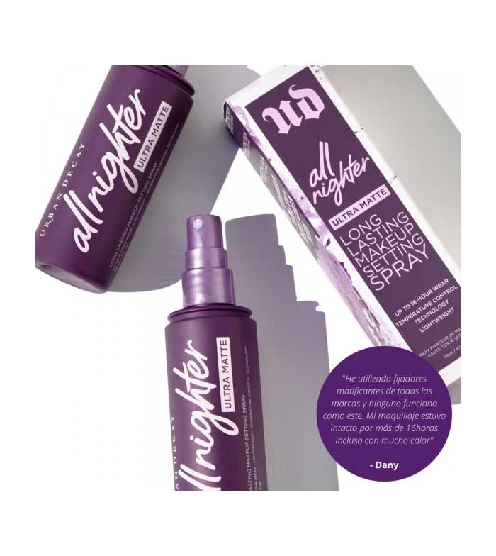 Buy Urban Decay - Setting Spray Makeup All Nighter - Ultra Matte | Maquibeauty Buy Urban Decay - Setting Spray Makeup All Nighter - Ultra Matte | Maquibeauty