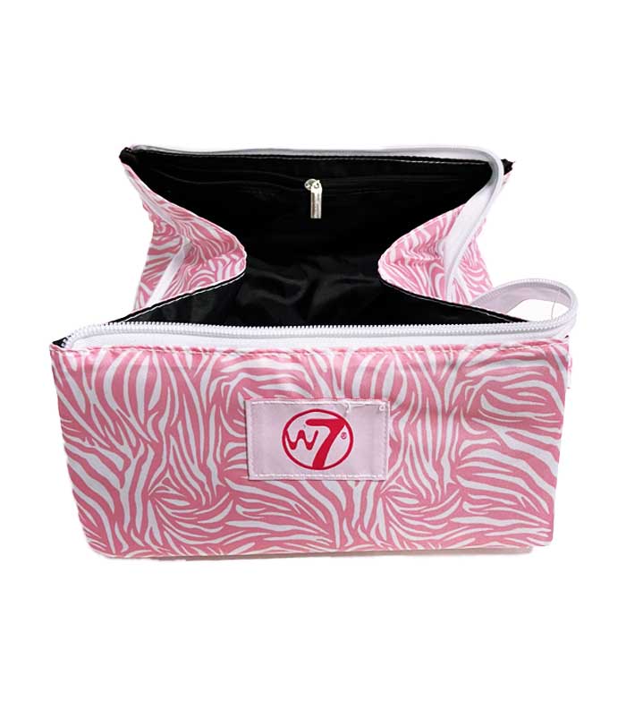 Collapsible shop makeup bag