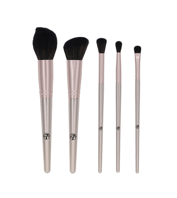 W7 - Set de brochas de maquillaje Go Glam