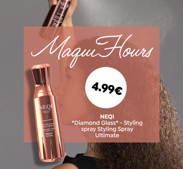MaquiHours - NEQI *Diamond Glass* - Spray moldeador Styling Spray Ultimate